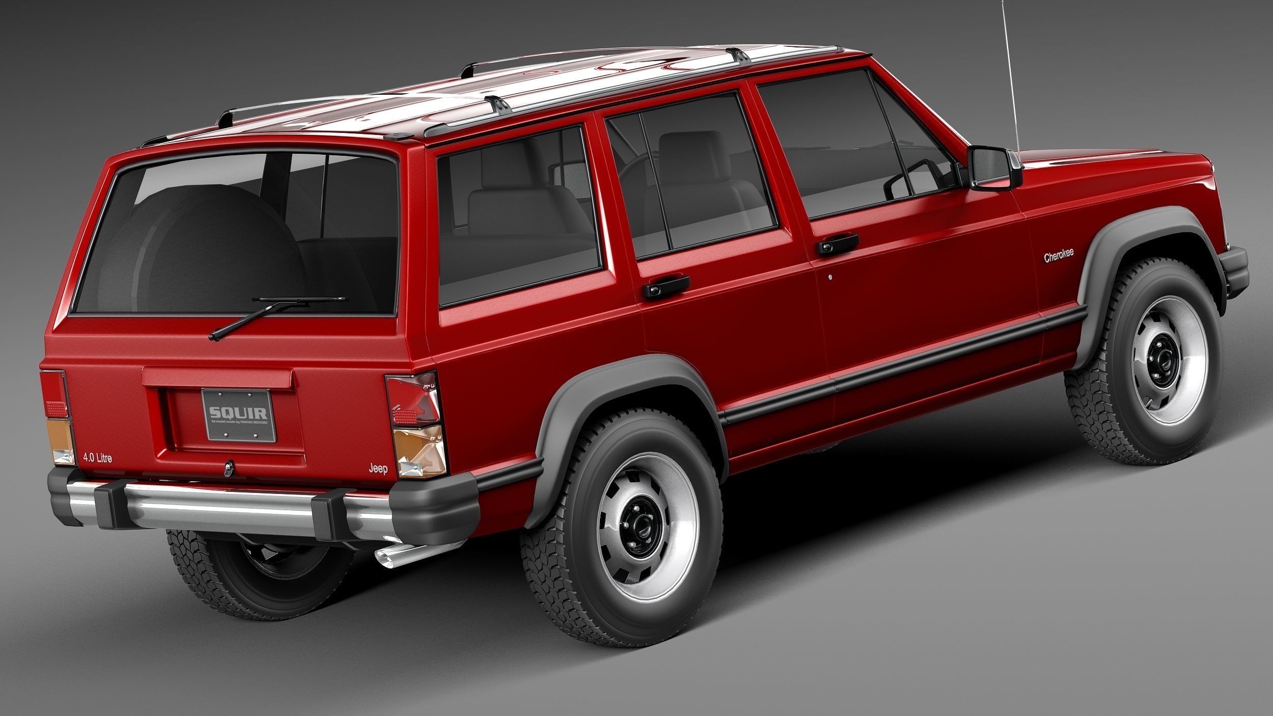 Jeep Cherokee 1984 1996 3D model_4