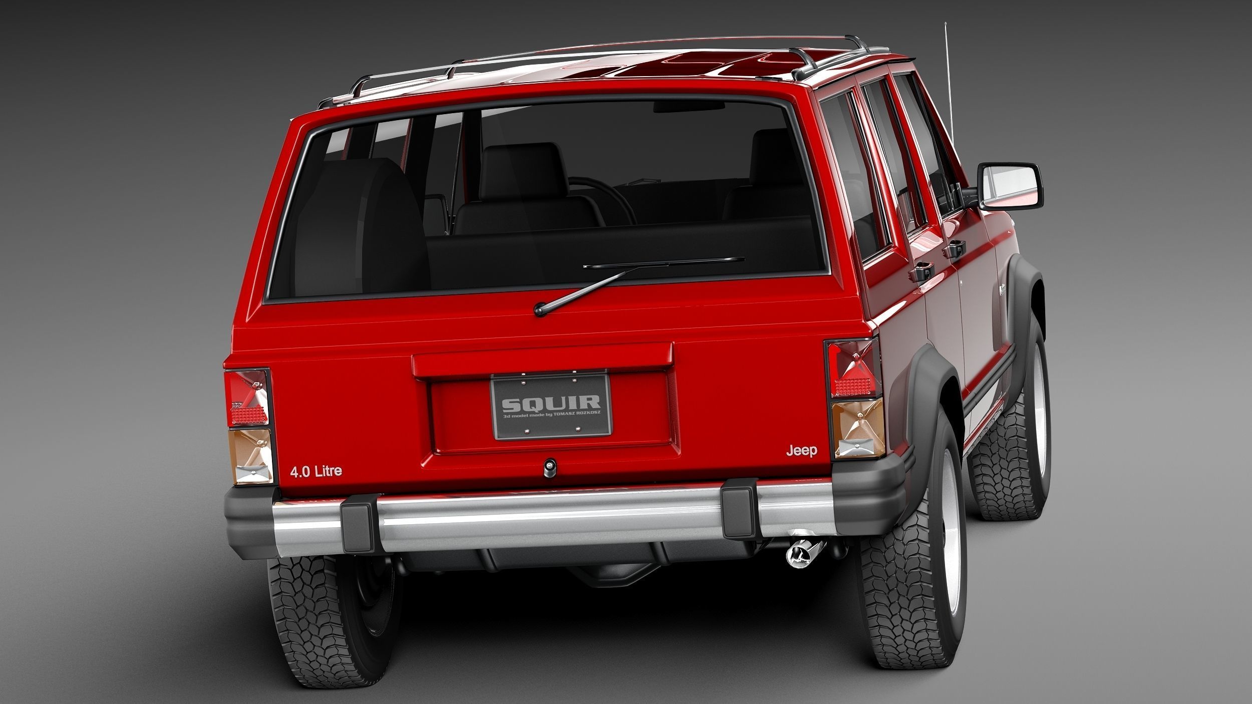 Jeep Cherokee 1984 1996 3D model_5
