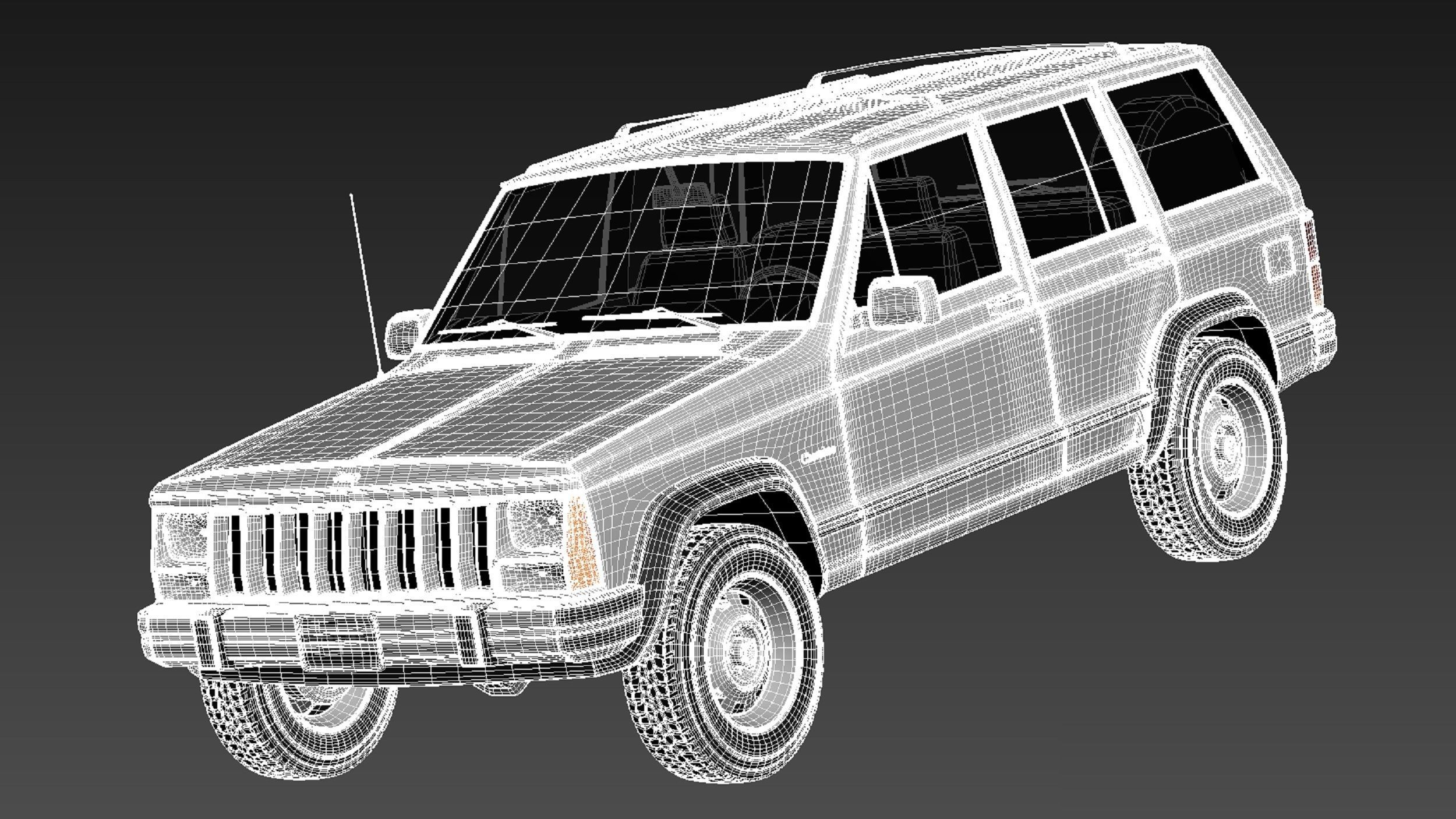 Jeep Cherokee 1984 1996 3D model_16