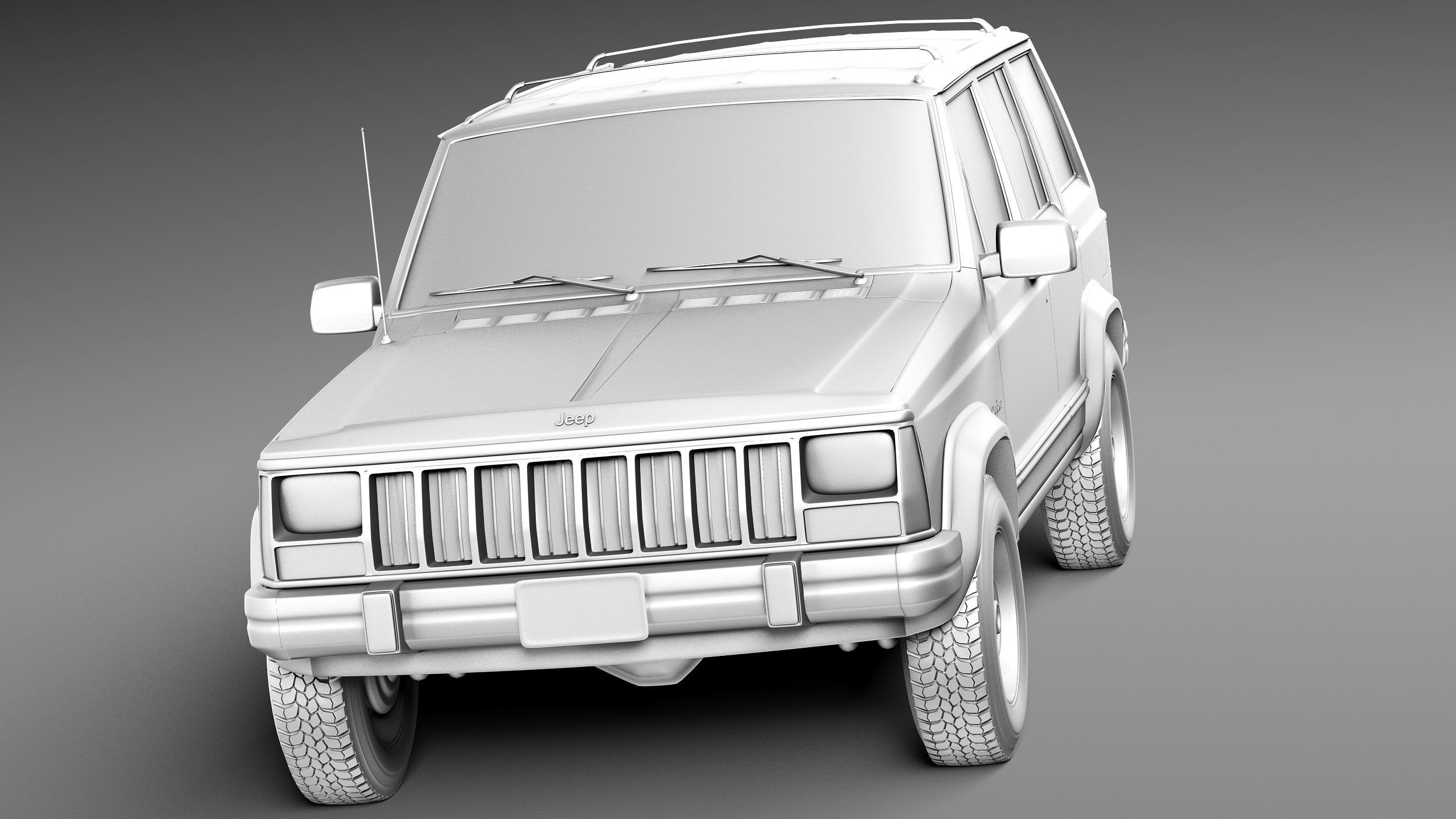 Jeep Cherokee 1984 1996 3D model_9