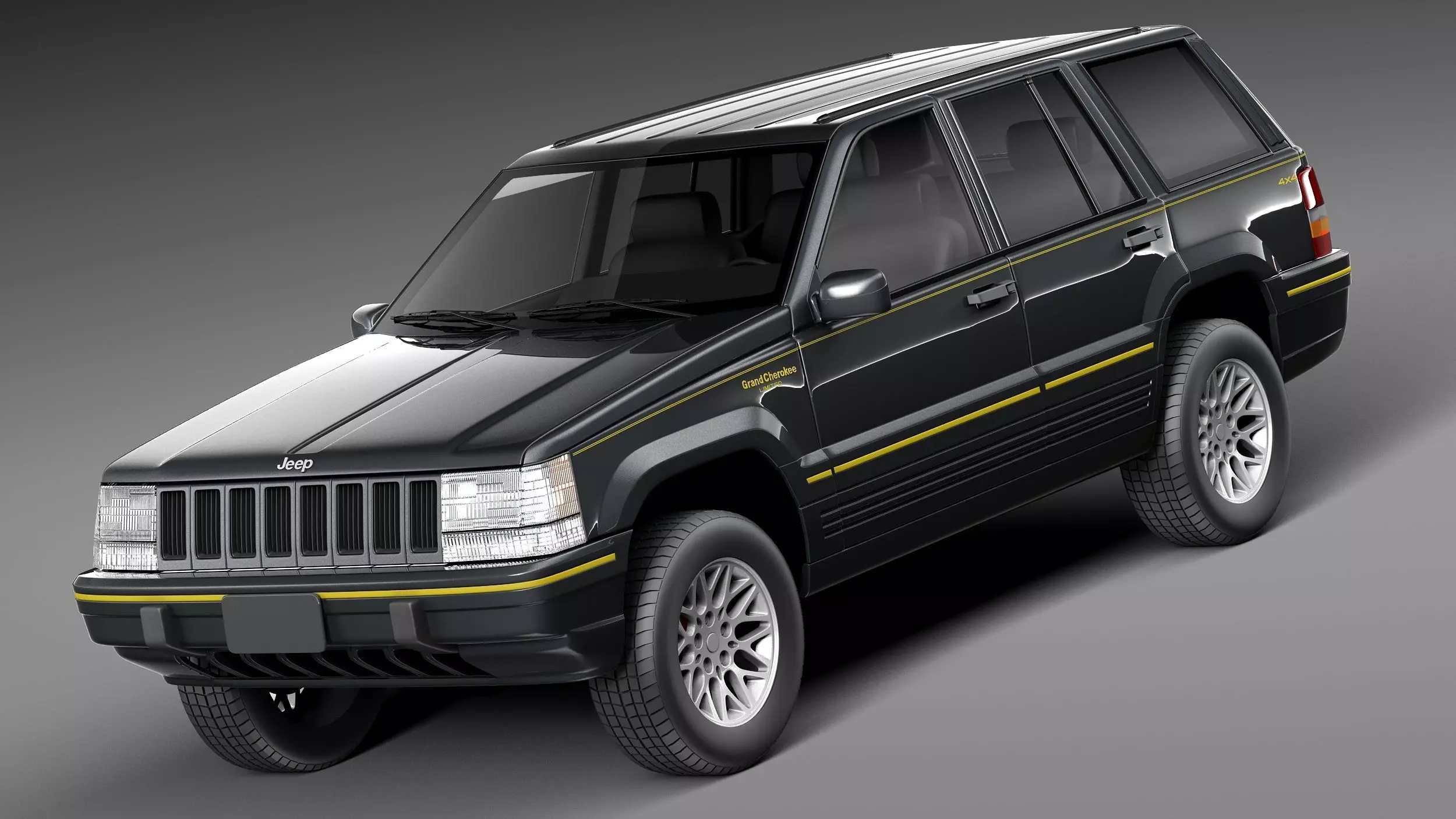 Jeep Grand Cherokee Limited 1993-1998 3D model_0