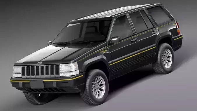 Jeep Grand Cherokee Limited 1993-1998 3D model