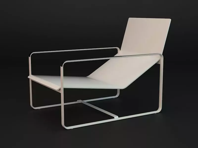 Neutra Easy Chair 3D model