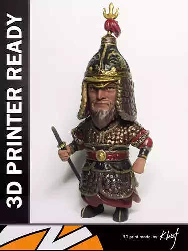Admiral Yi Sun sin High Poly Ver 3D print model