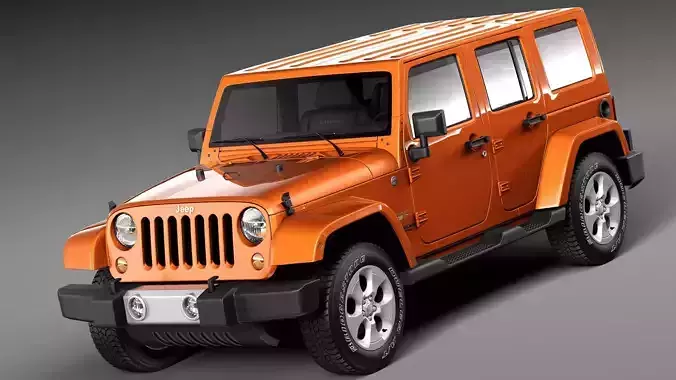 Jeep Wrangler Unlimited Sahara 2013 3D model