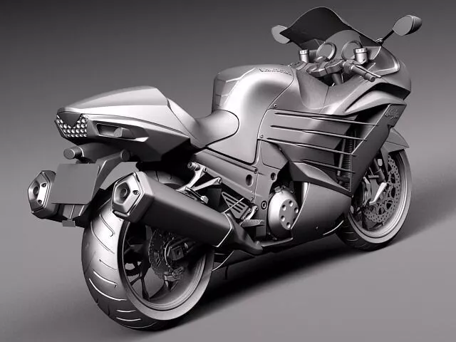 Kawasaki ZX14R 2012 Ninja 3D model | CGTrader