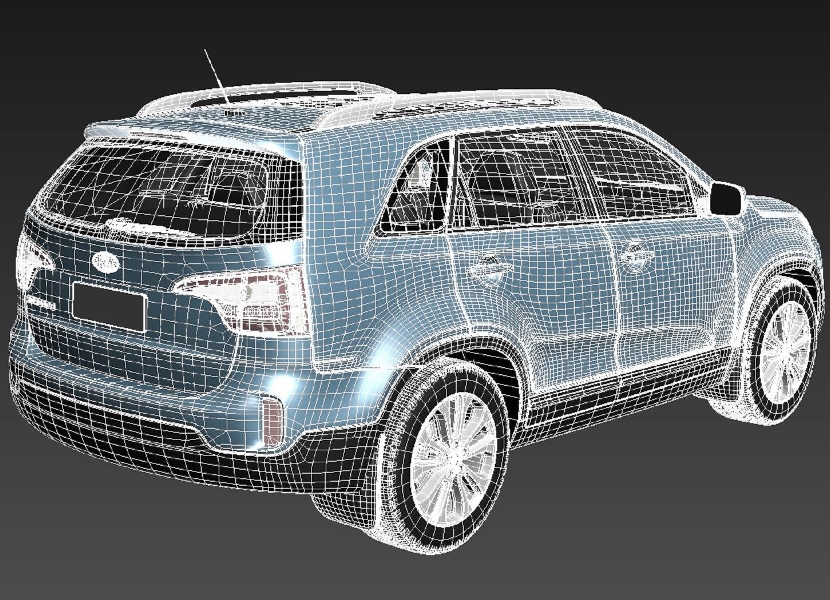 Kia Sorento 2014 3D model_17