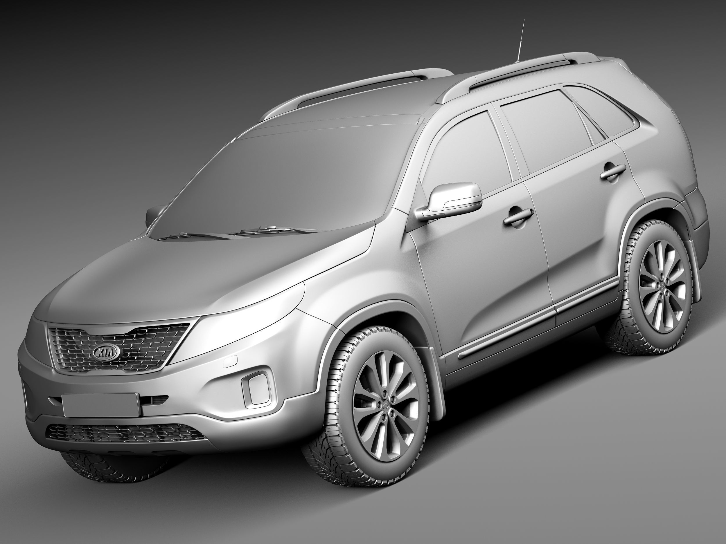 Kia Sorento 2014 3D model_8