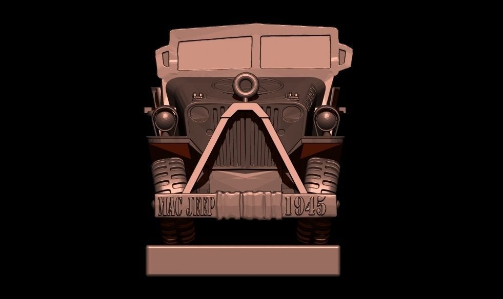 3DMagiks - 1945 Willis Jeep - STL 3D print model_4
