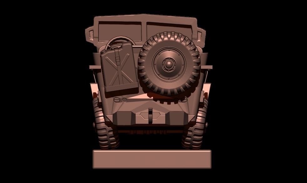 3DMagiks - 1945 Willis Jeep - STL 3D print model_2