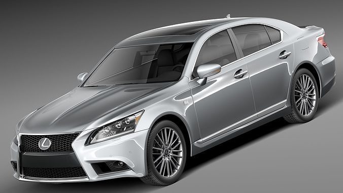 Lexus LS 460 F Sport 2013 3D model