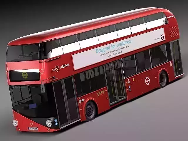 London bus LT2 LT61 BHT Arriva 3D model