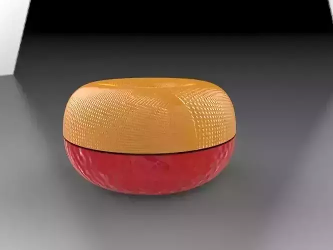 Apple watch donat shape gift box 3D print model