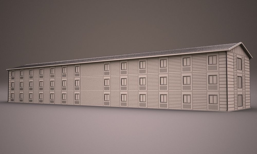 PREFABRICATED BUILDING 4 3D model_3