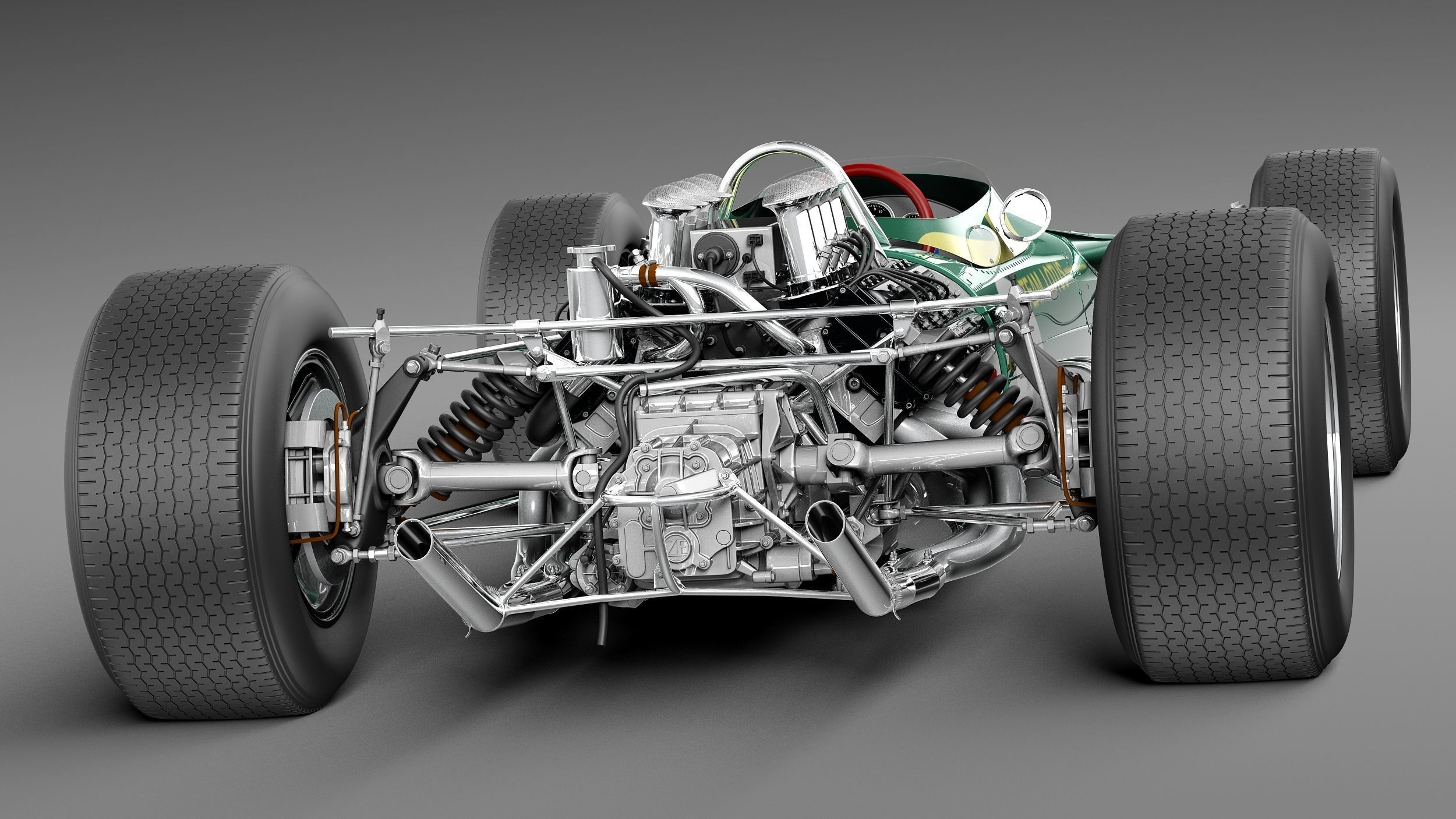 Lotus 49 1967-1970 3D model_5