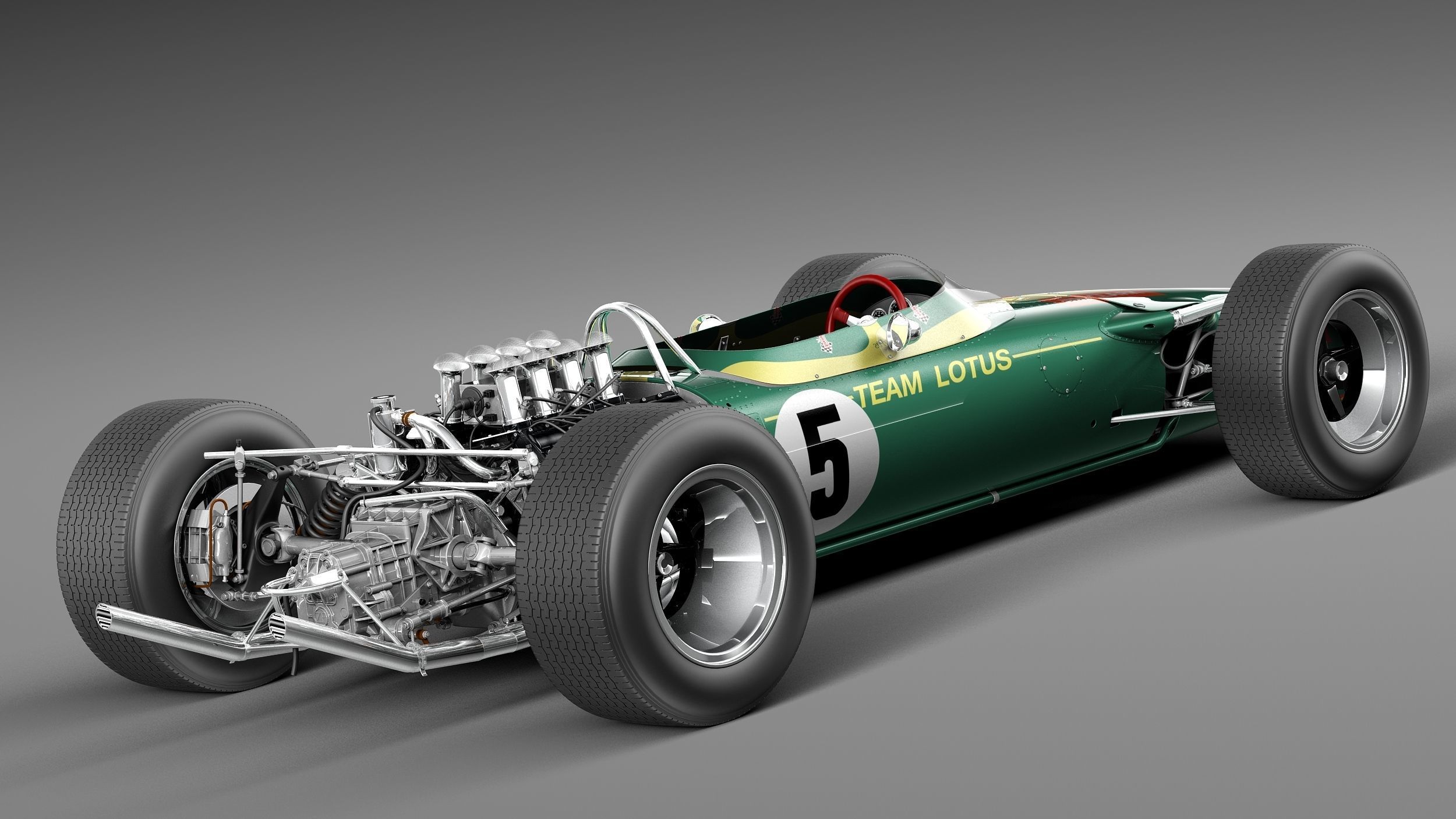 Lotus 49 1967-1970 3D model_4