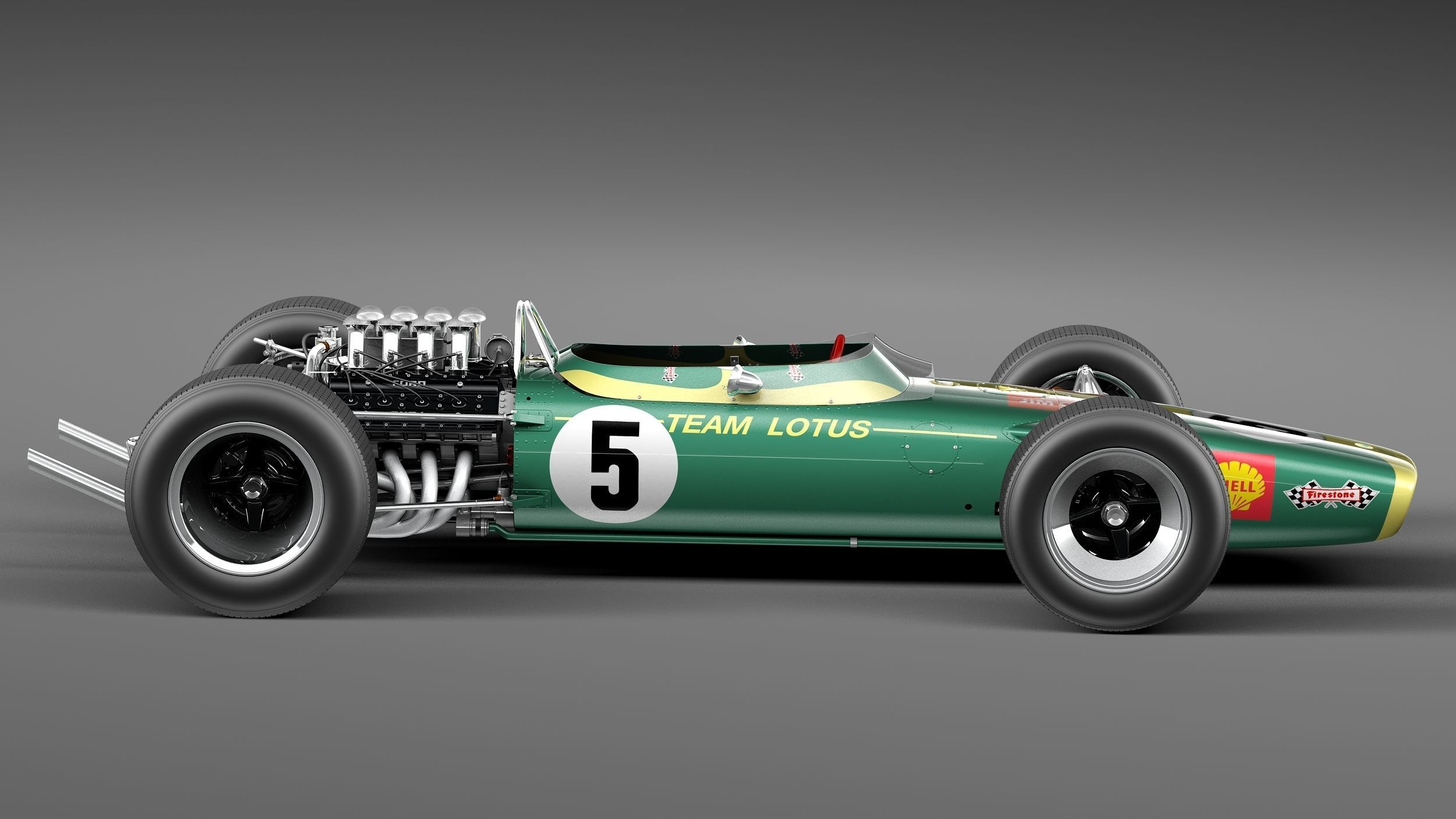 Lotus 49 1967-1970 3D model_6