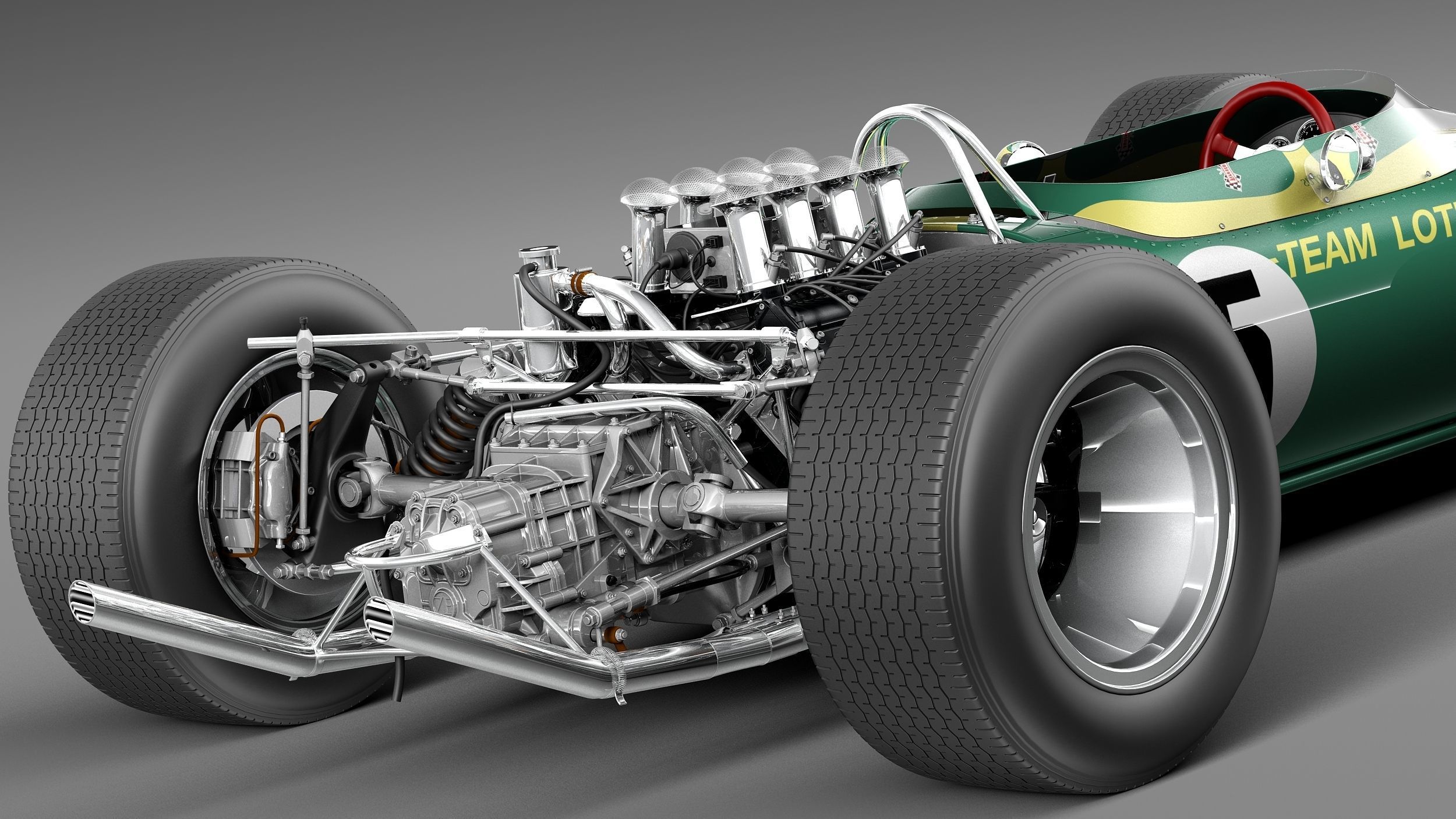 Lotus 49 1967-1970 3D model_3