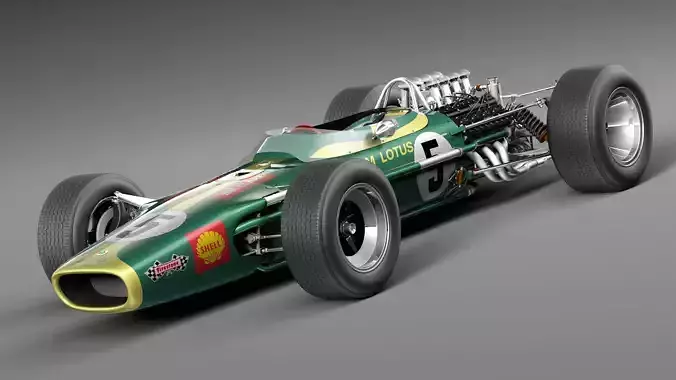Lotus 49 1967-1970 3D model