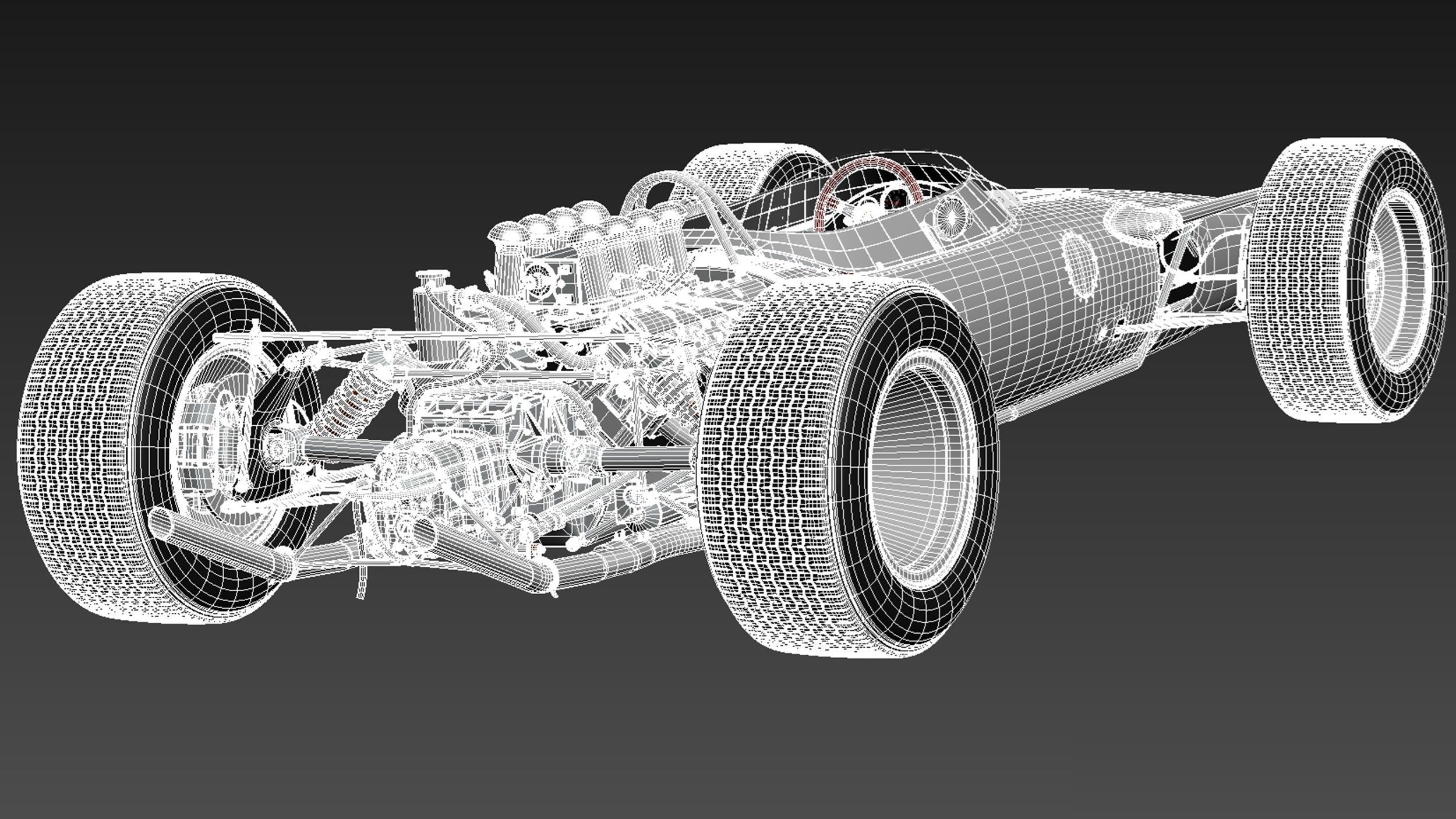 Lotus 49 1967-1970 3D model_19