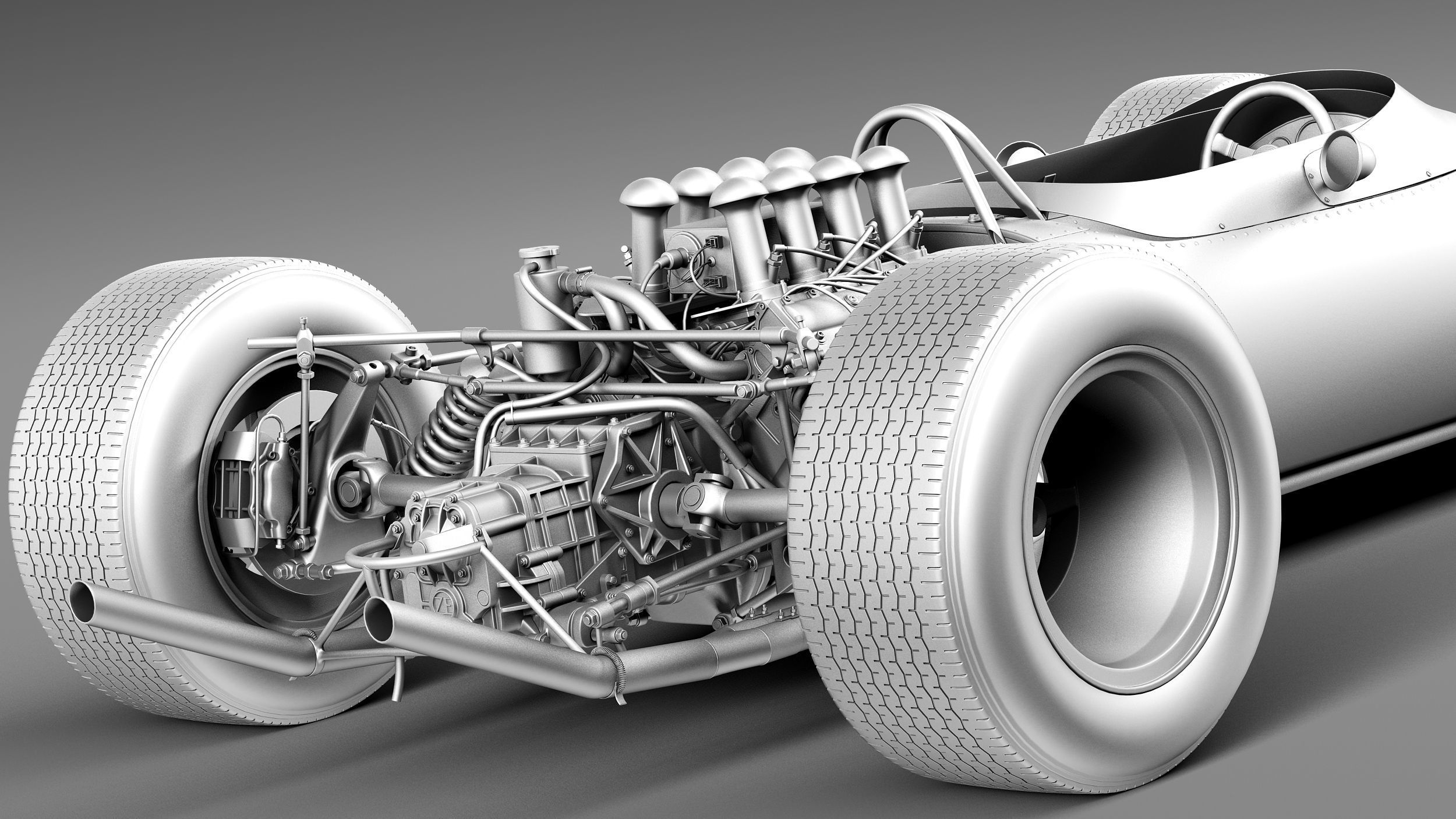 Lotus 49 1967-1970 3D model_11