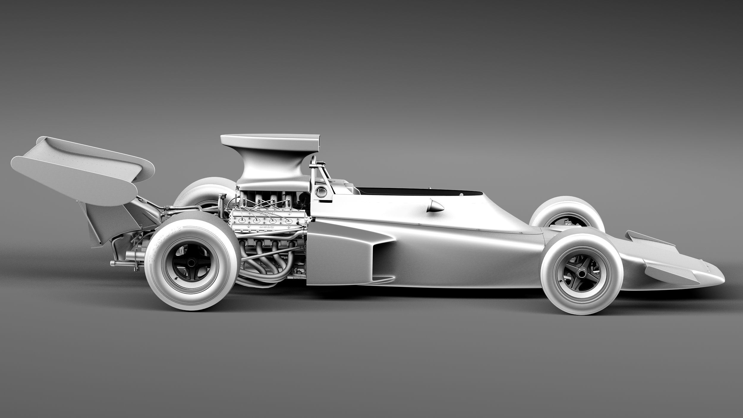 Lotus 72d John Player Special 1970-1975 3D model_14