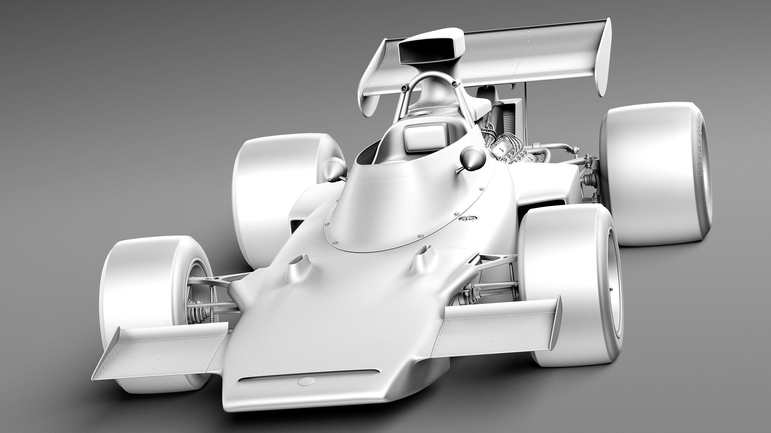 Lotus 72d John Player Special 1970-1975 3D model_9