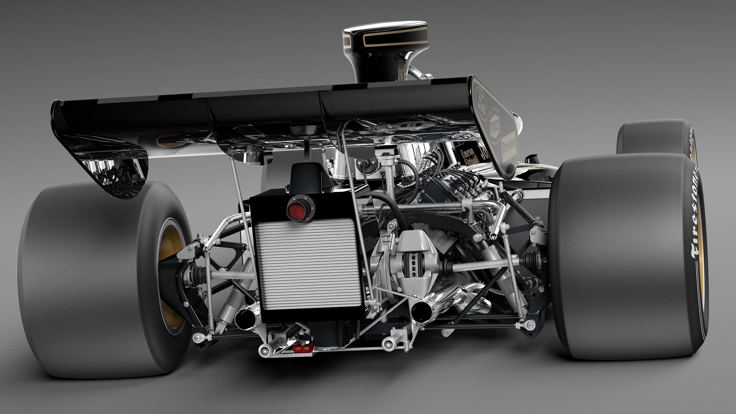 Lotus 72d John Player Special 1970-1975 3D model_5