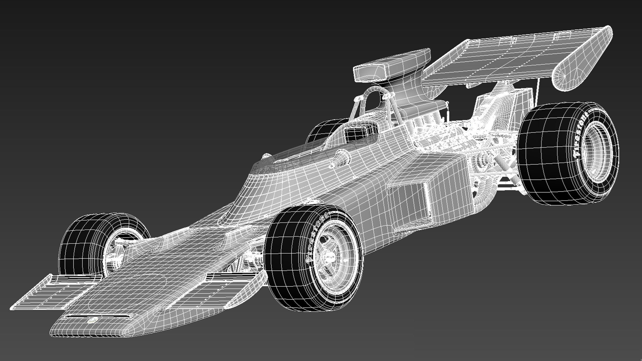 Lotus 72d John Player Special 1970-1975 3D model_18