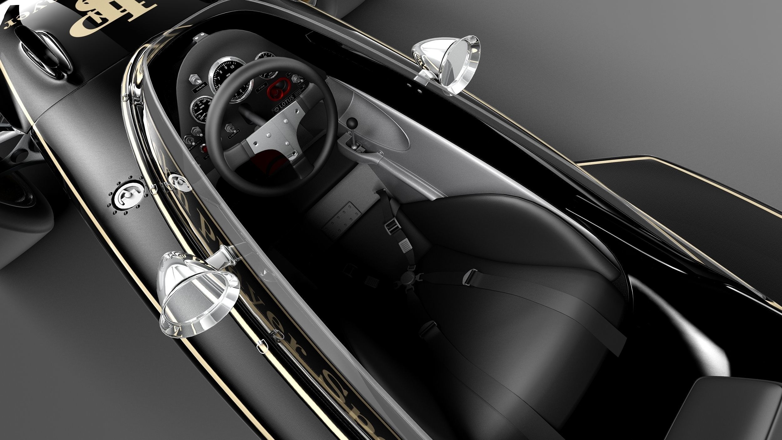 Lotus 72d John Player Special 1970-1975 3D model_16