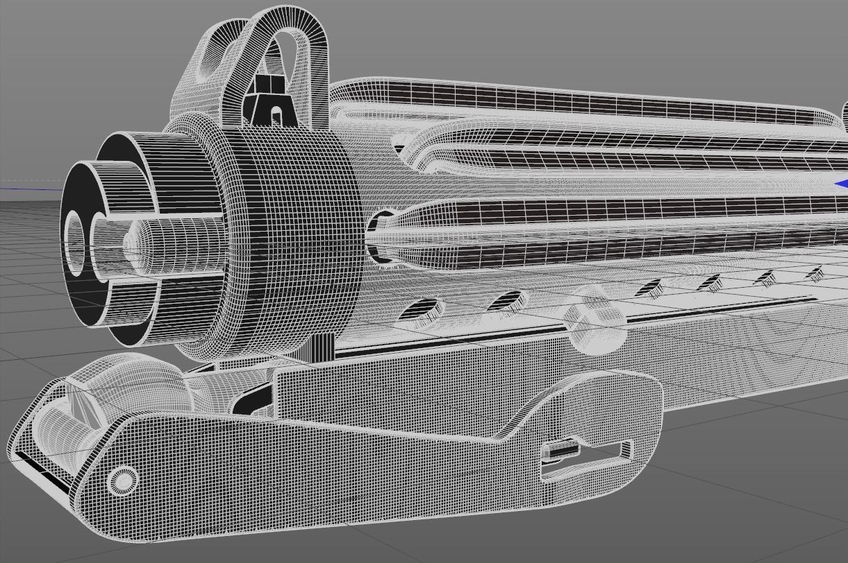 E11 Imperial stormtrooper blaster 3D model_7