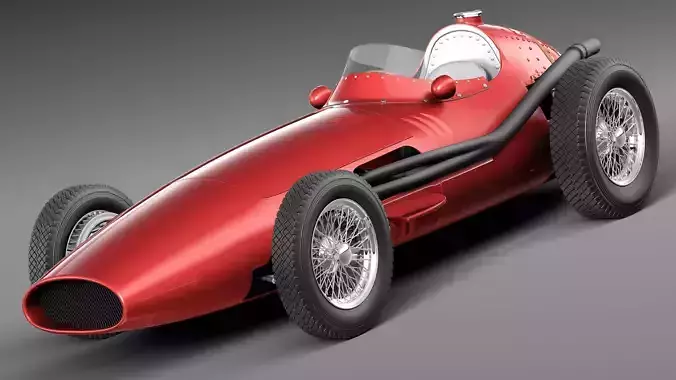Maserati 250f 1954-1960 grand prix 3D model