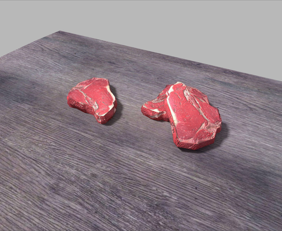 low poly food pack Low-poly 3D model_3