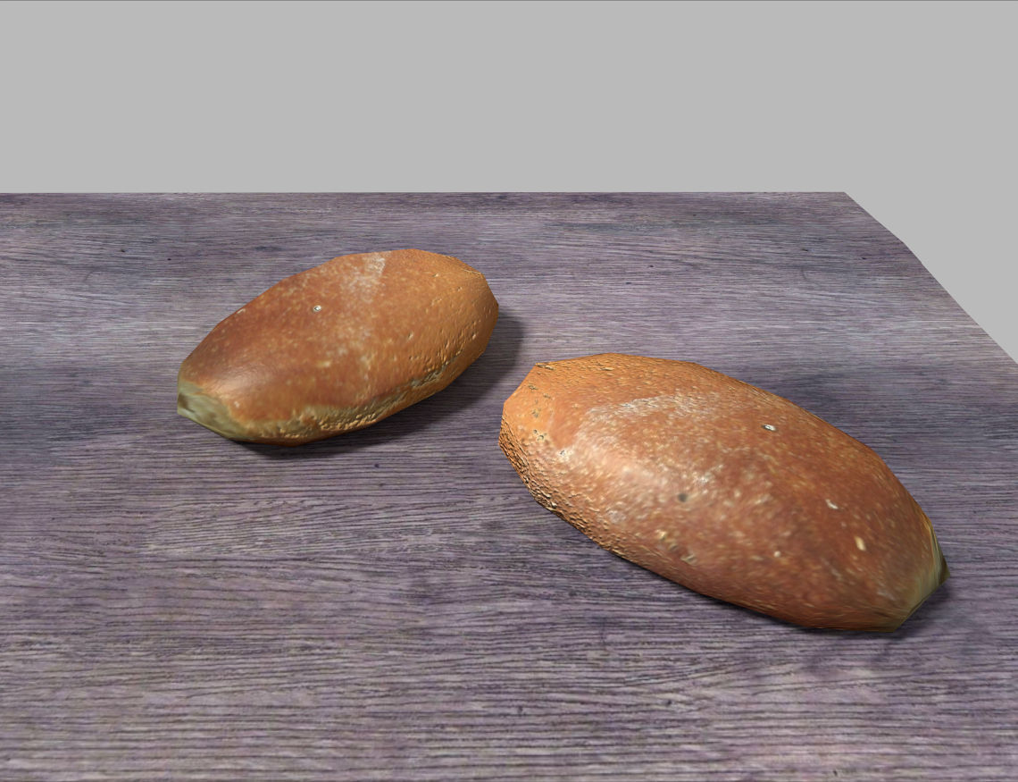 low poly food pack Low-poly 3D model_4