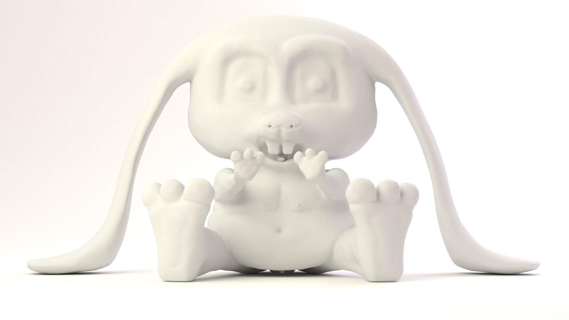 Easter Bunny 3D print model_2