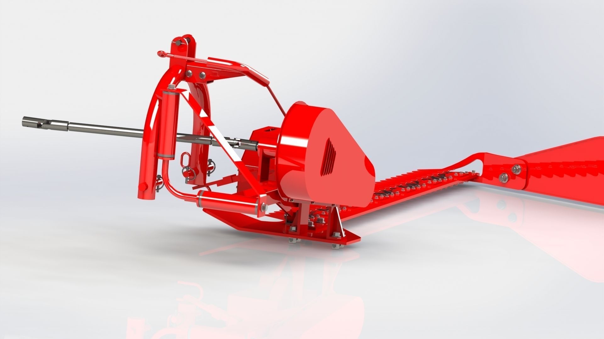 Harvester reaper free 3D Model SLDPRT SLDASM SLDDRW