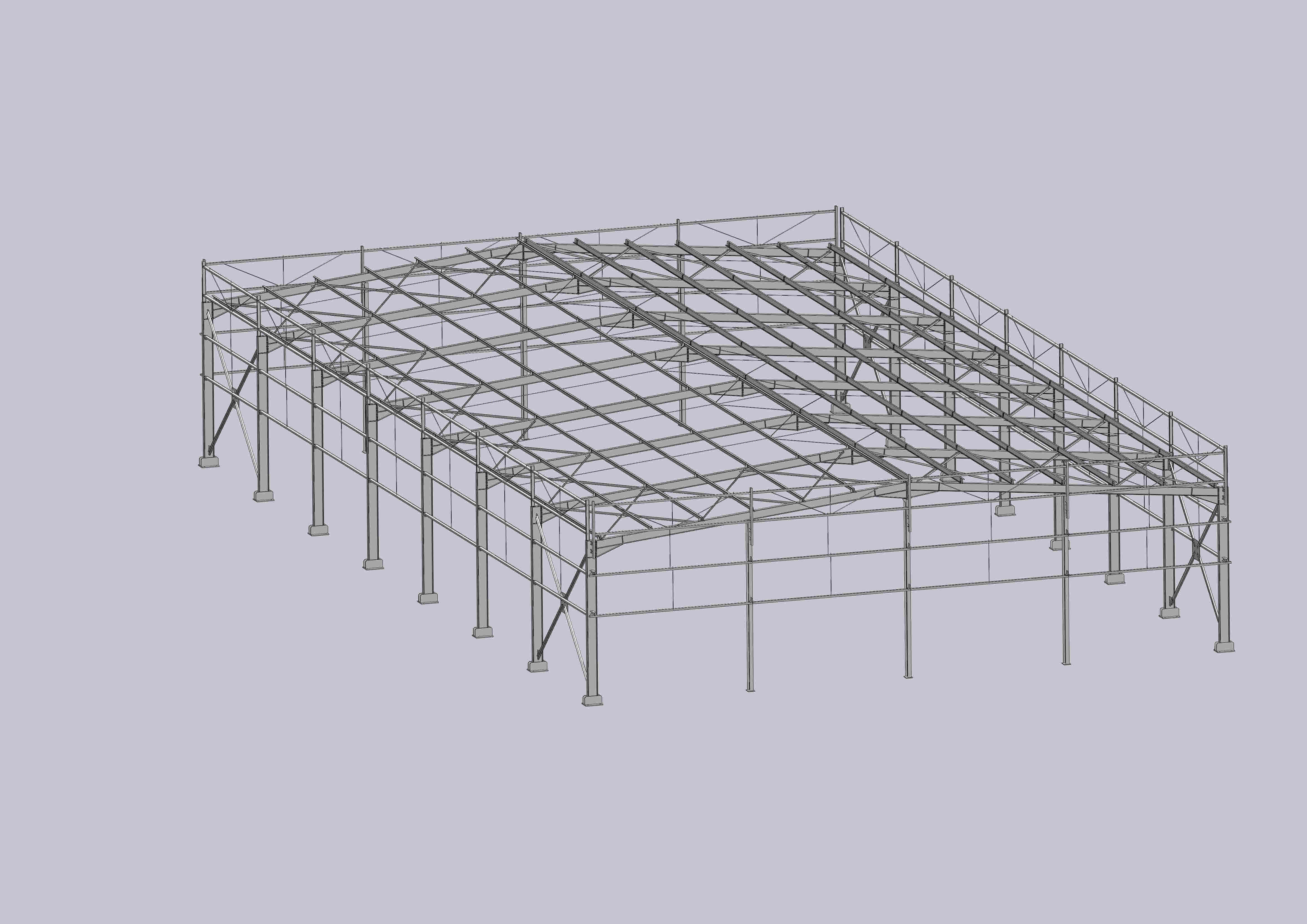Structural steel Free 3D model_3