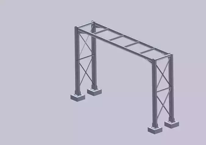 Pipe support  Free 3D model