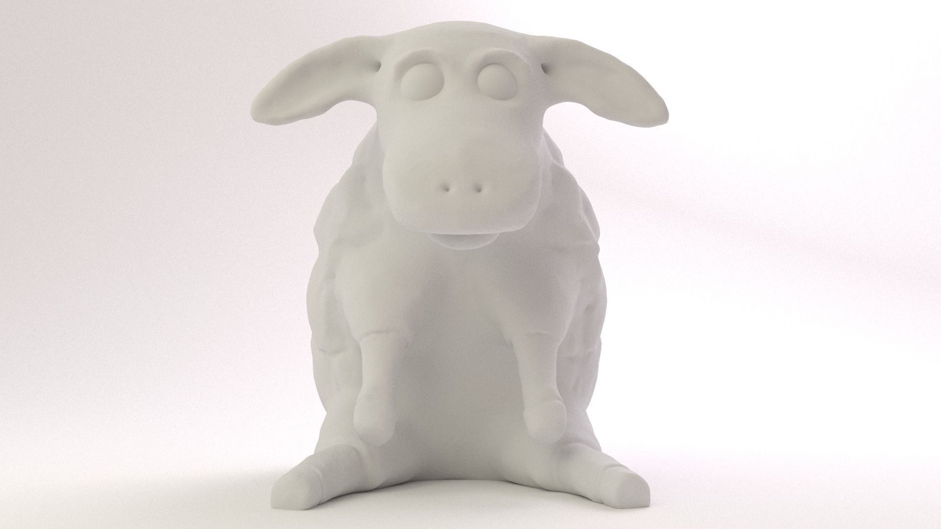 Easter Sheep 3D print model_2