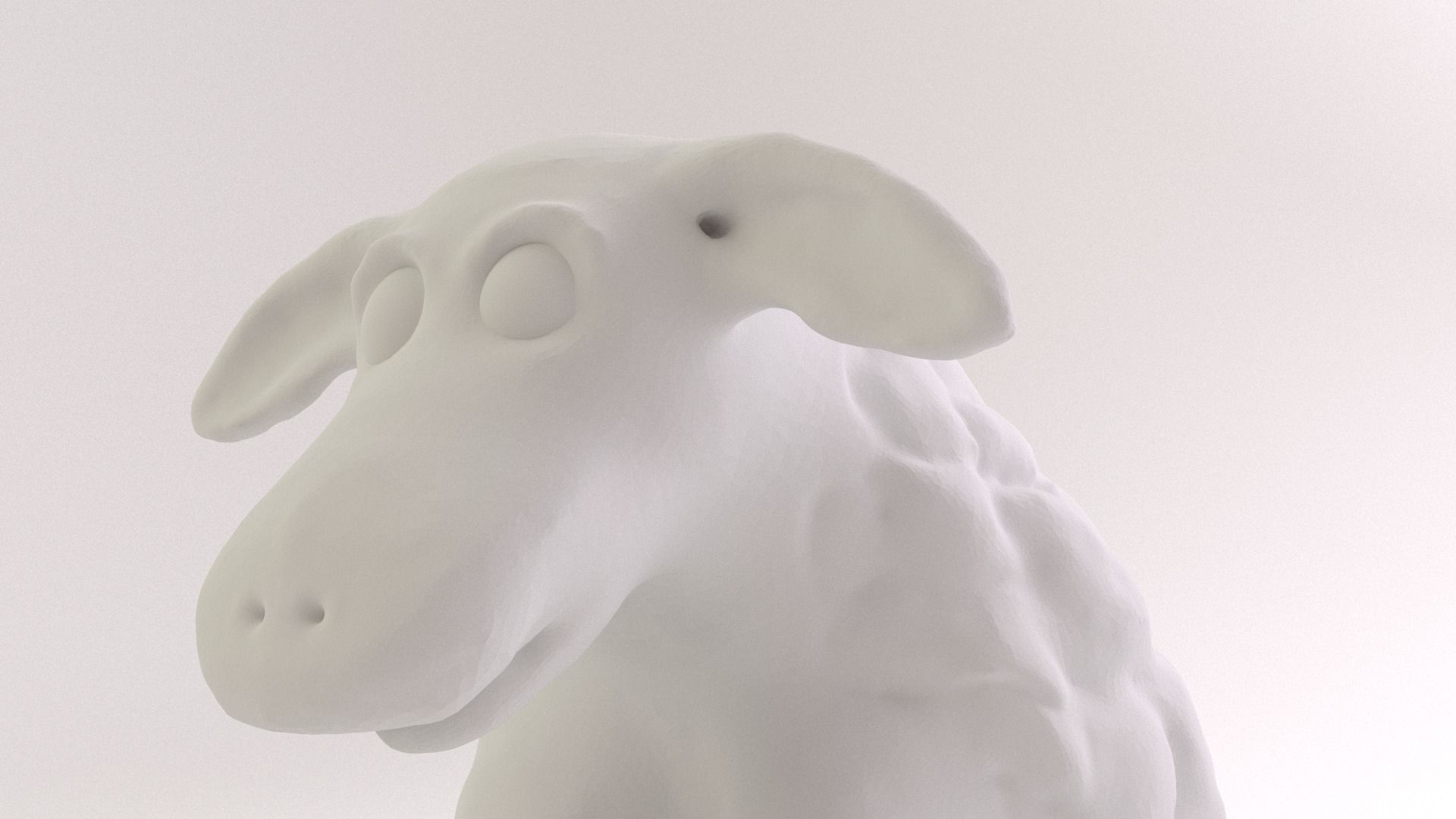 Easter Sheep 3D print model_1