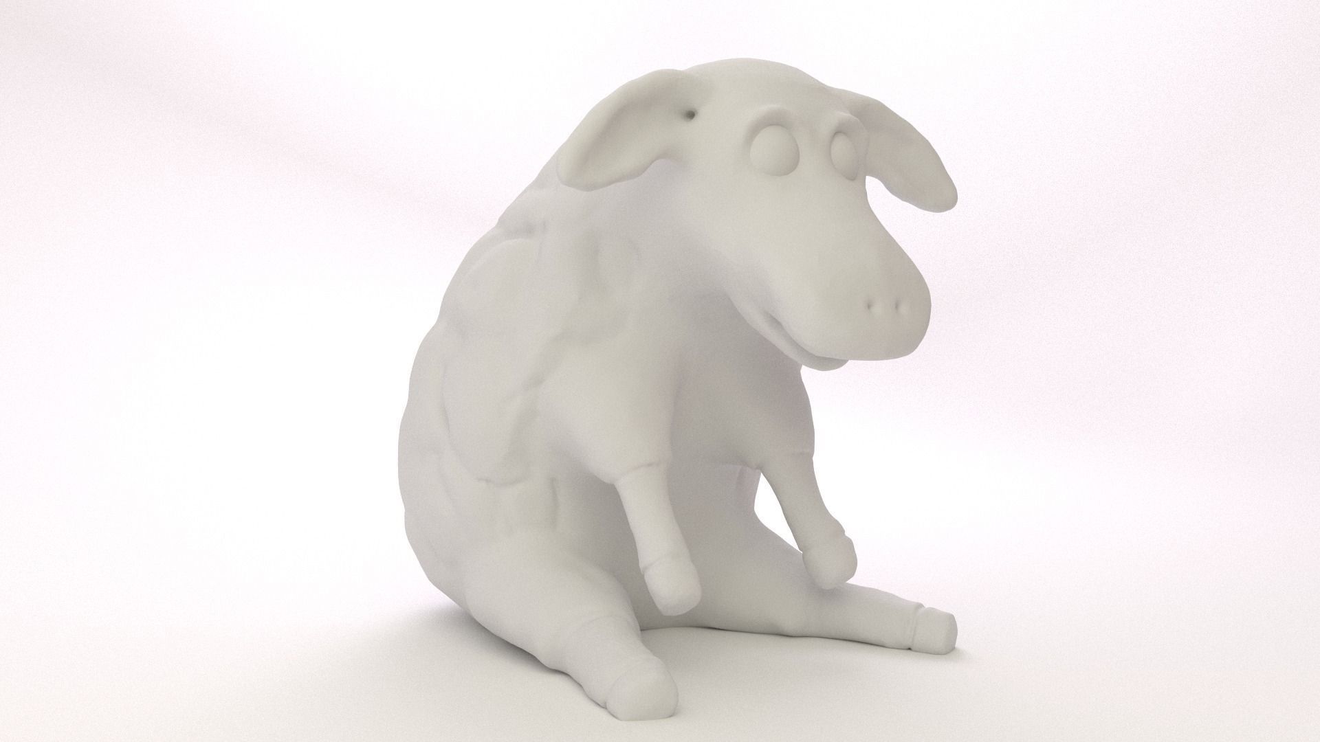 Easter Sheep 3D print model_0