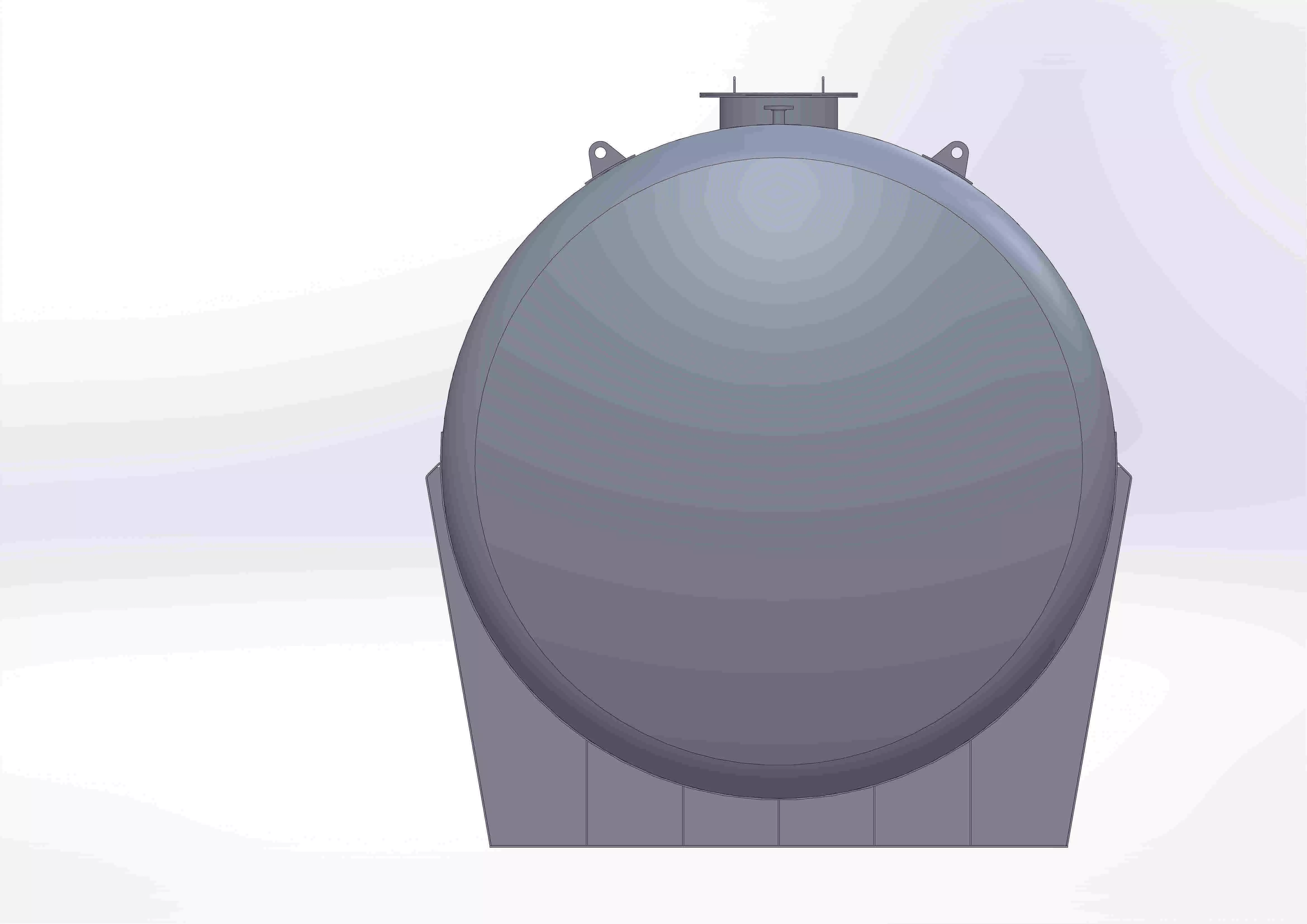 Tank fuel Free 3D model