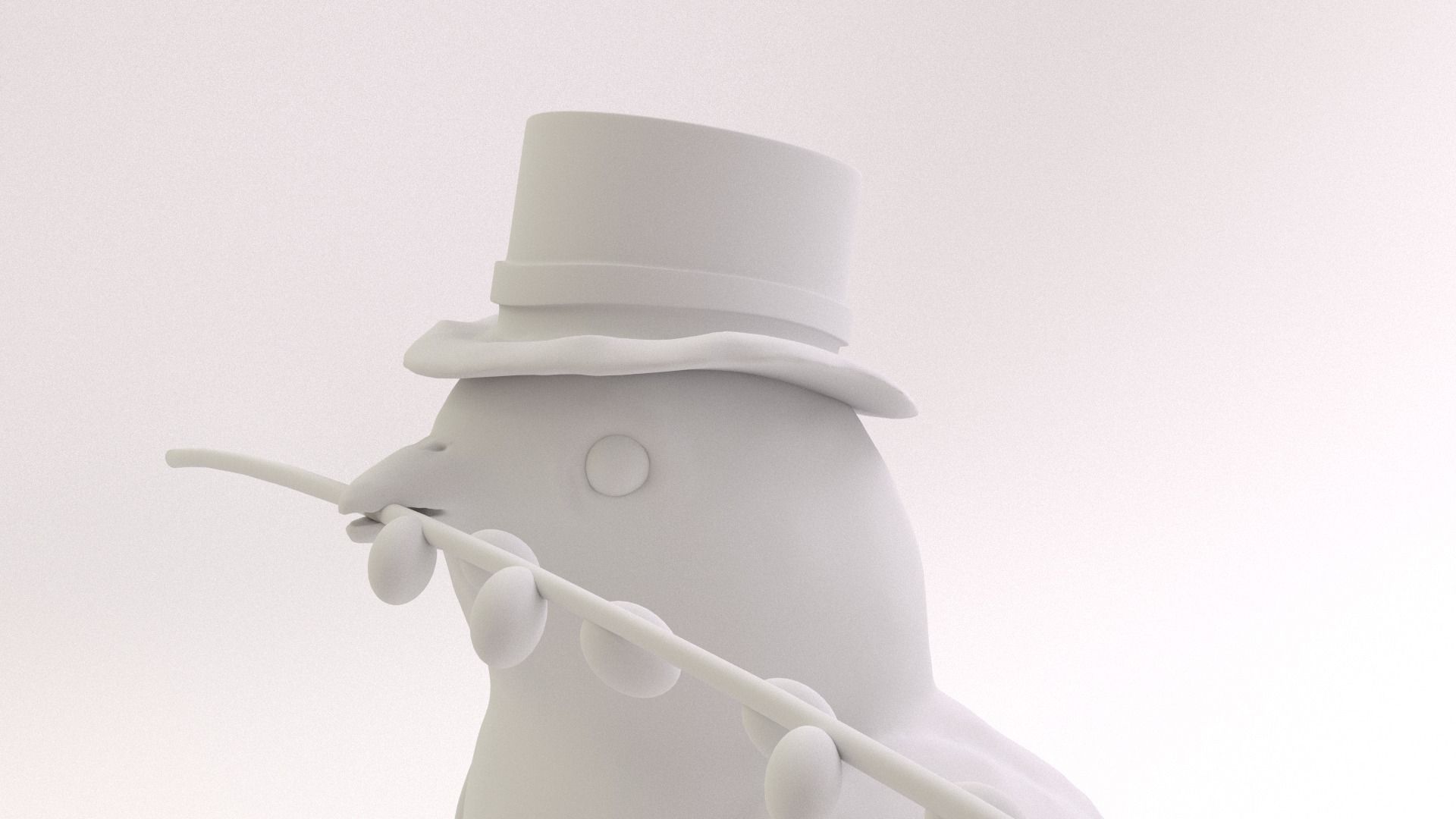 Easter Chicken 3D print model_2