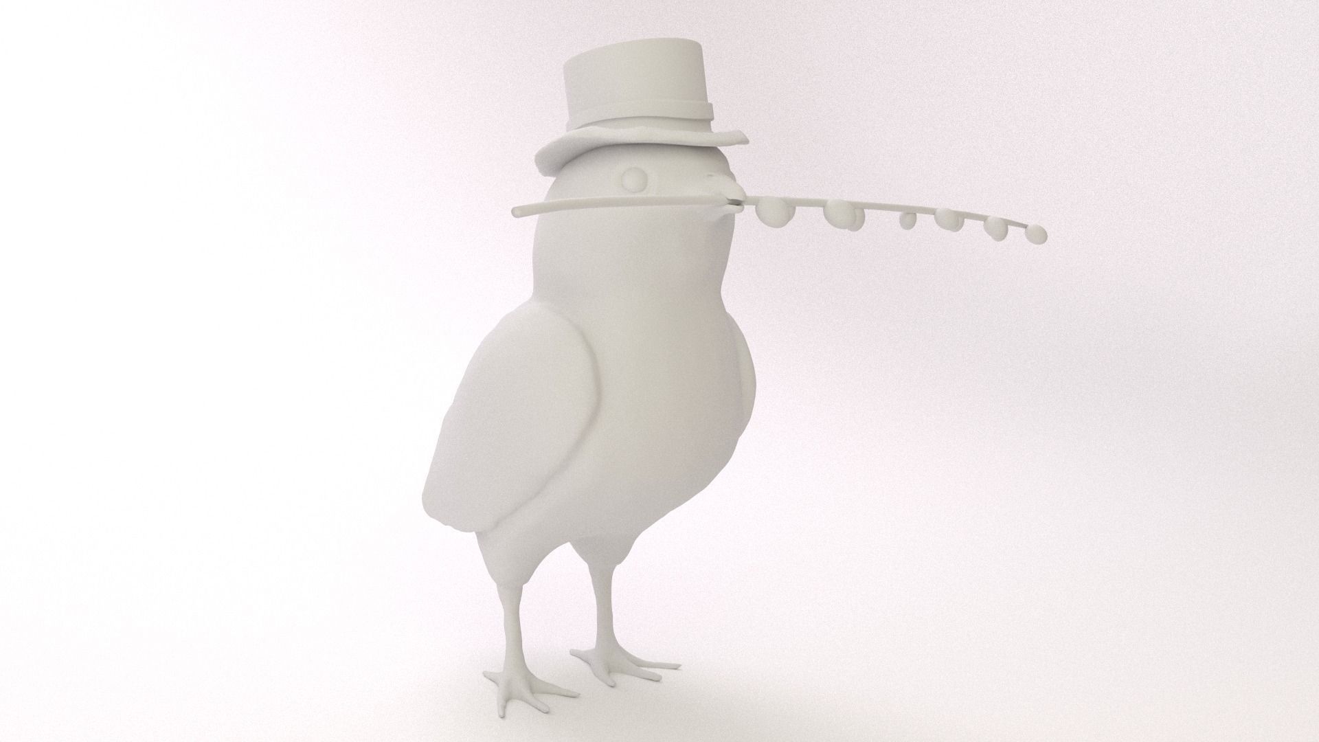 Easter Chicken 3D print model_1