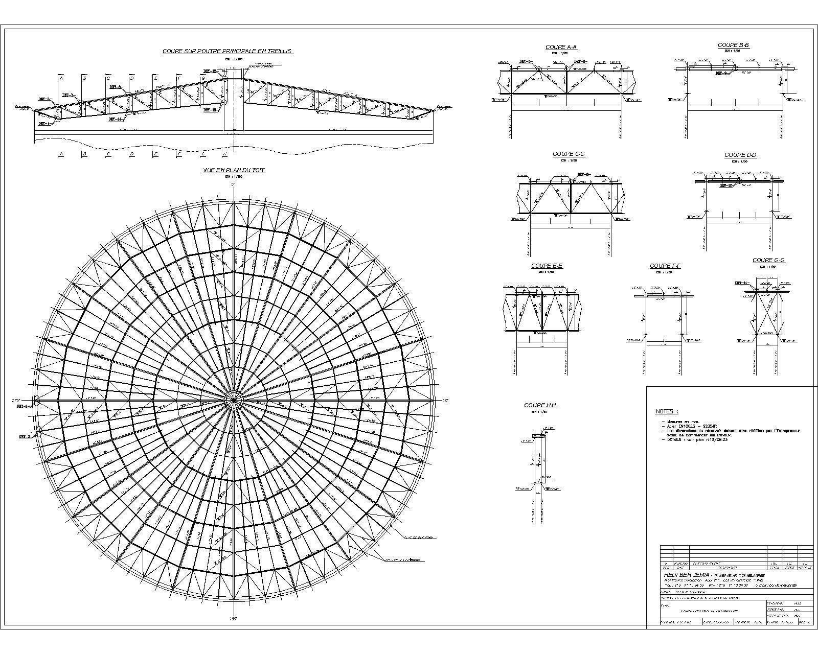Roof structure tank Free 3D model_1