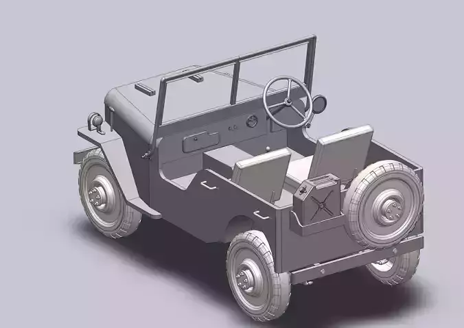 Jeep 1944 Free 3D model