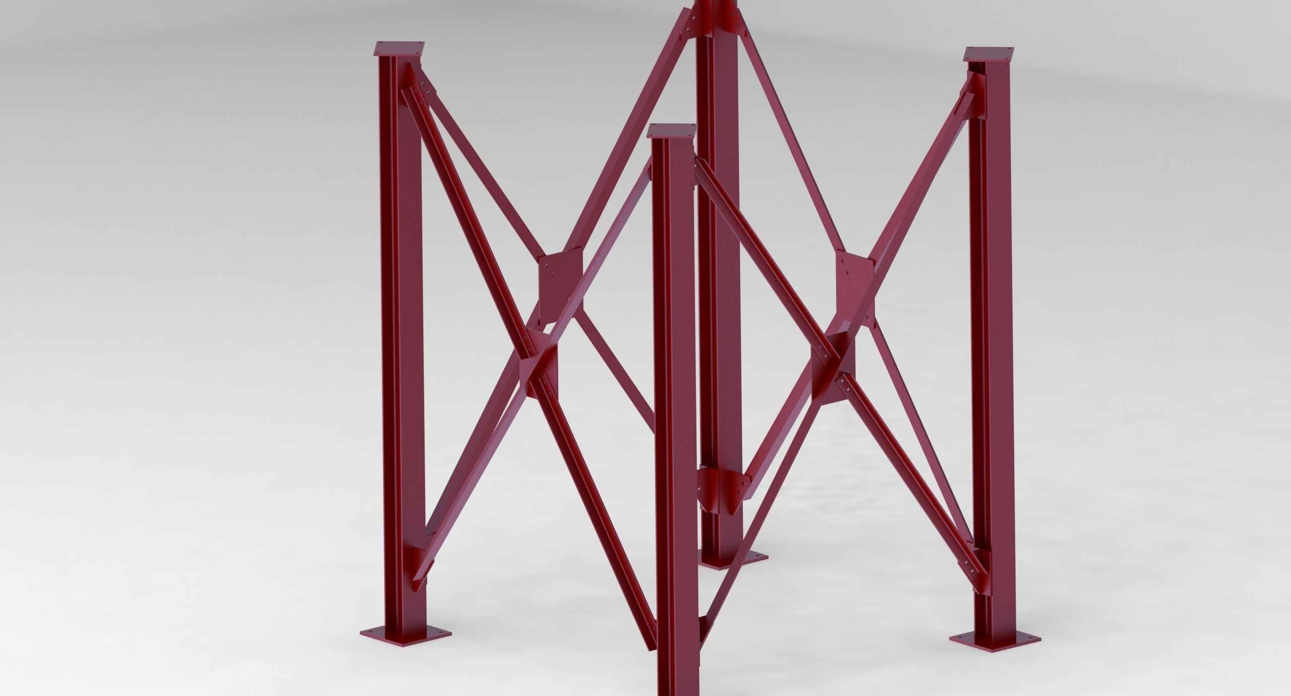Structure support free 3D Model SLDPRT SLDASM SLDDRW