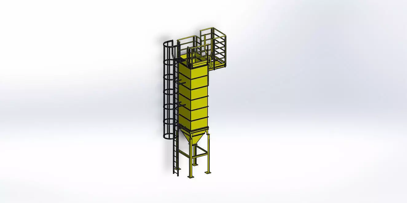 Cement filter Free 3D model