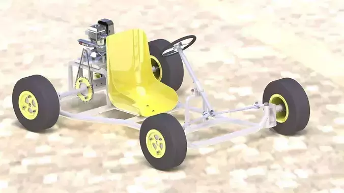 Kart GHN Free 3D model