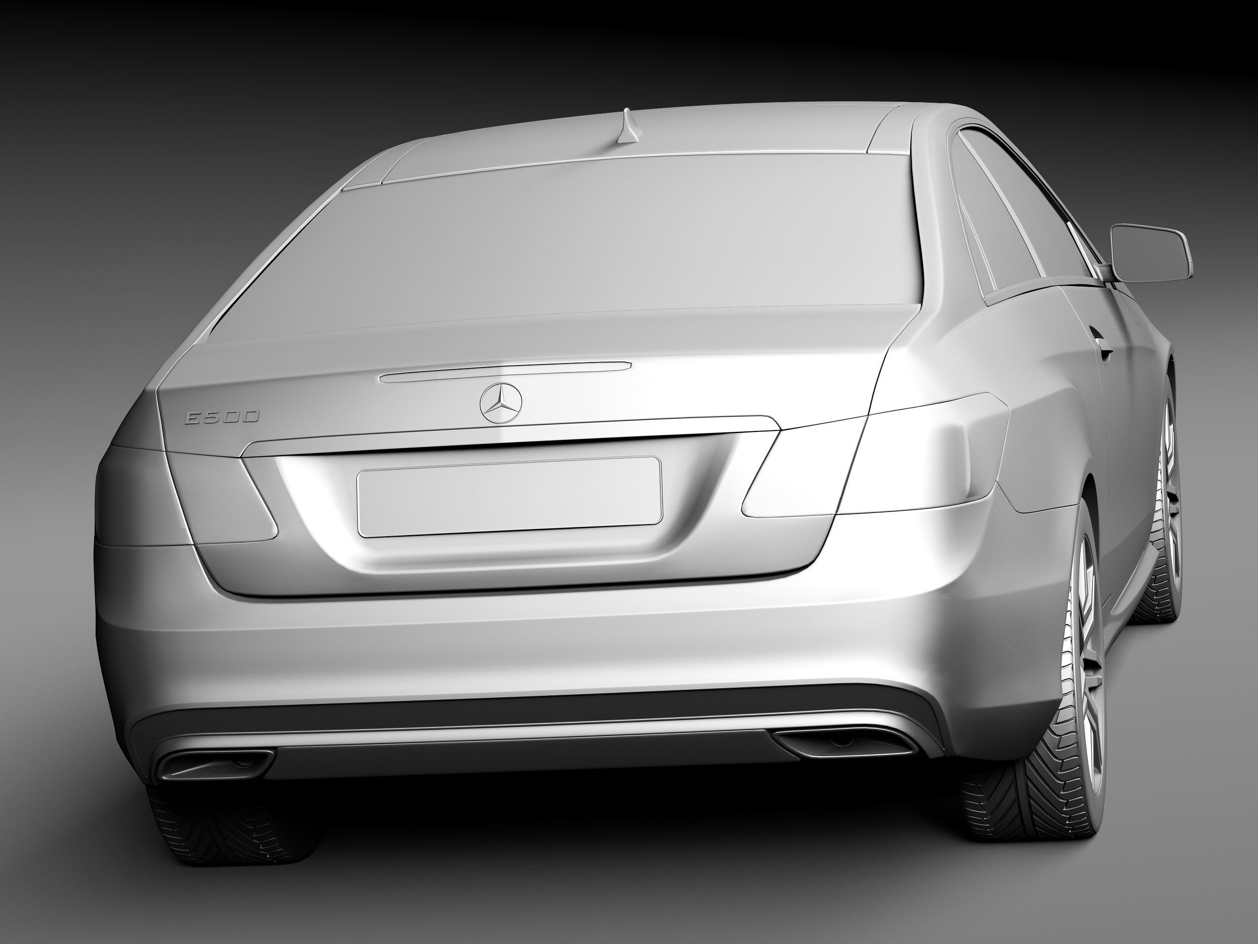 Mercedes-Benz E-class Coupe 2014 3D model_13